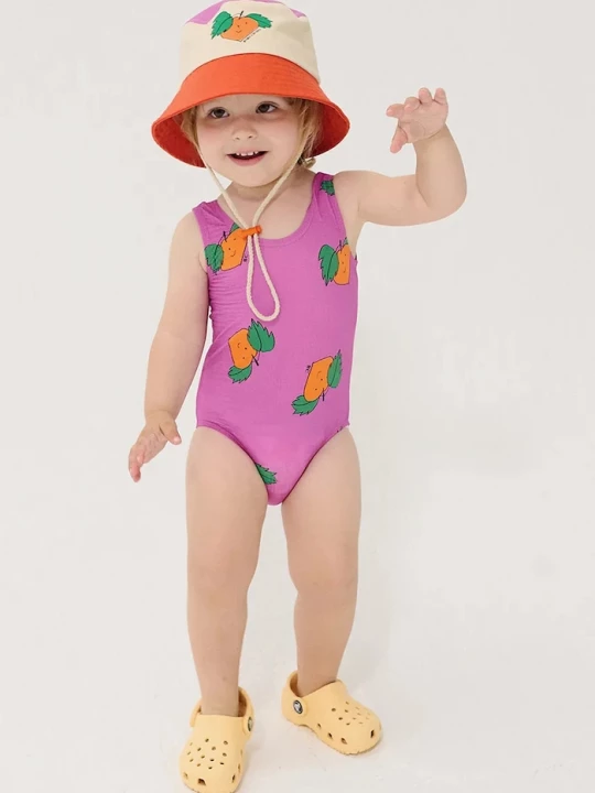 Obrázek produktu Bobo Choses Jednodílné plavky pro miminko Bobo Choses Tangerine růžová