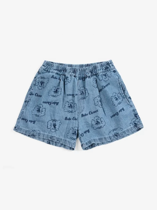 Obrázek produktu Bobo Choses Kojenecké džínové šortky Bobo Choses Pickles The Dog modrá