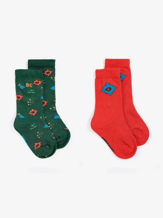 Obrázek produktu Bobo Choses ponožky dětské Blossom 2-pack červená