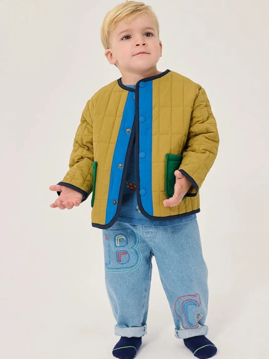 Obrázek produktu Bobo Choses prošívaná bunda dětská hnědá