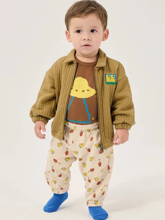 Obrázek produktu Bobo Choses rozepínací mikina dětská bavlněná hnědá