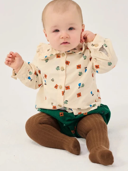 Obrázek produktu Bobo Choses šortky dětské bavlněné Blossom zelená