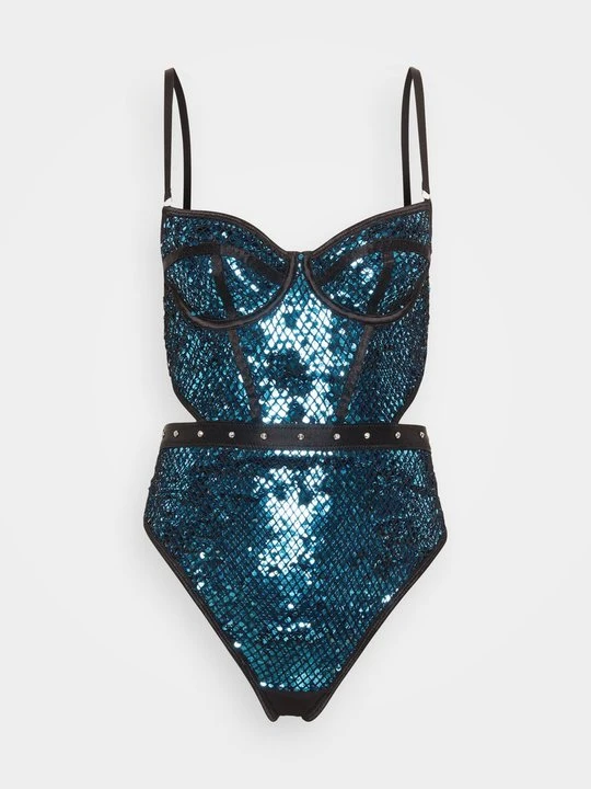 Obrázek produktu Body Ann Summers melírovaná petrolejová