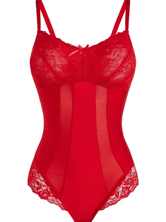 Obrázek produktu Body o średnim stopniu modelowania sylwetki, z koronką BonPrix