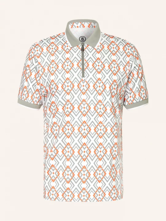 Obrázek produktu Bogner Jerseyové Polo Tričko Valentin bílá / oranžová / olivová