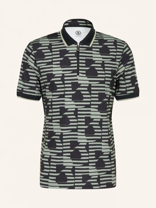 Obrázek produktu Bogner Jerseyové Polo Tričko Valentin černá / světle zelená