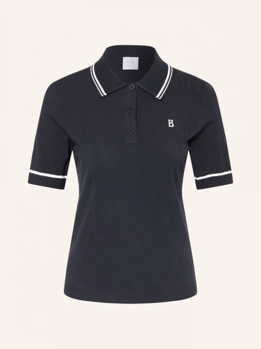 Obrázek produktu Bogner Pletené Polo Tričko Mandy tmavě modrá / krémová