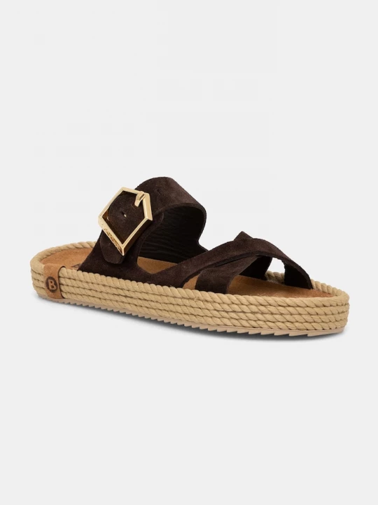 Obrázek produktu Bohonomad pantofle espadrilky dámské semišové Sevilla hnědá