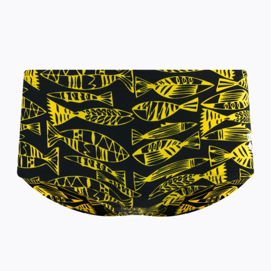Obrázek produktu Bokserki kąpielowe męskie arena Fisk Low Waist Short černo-žlutá 2A358 / 53