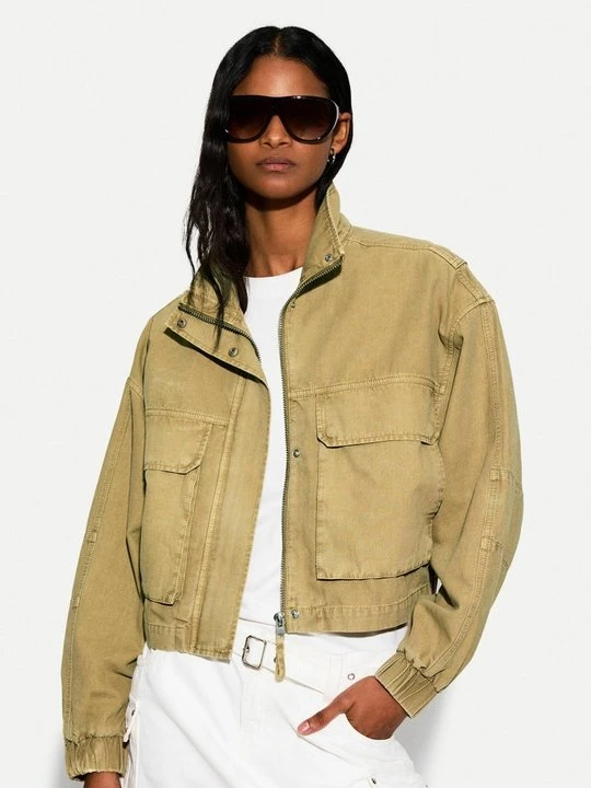 Obrázek produktu Bomber bunda Bershka khaki