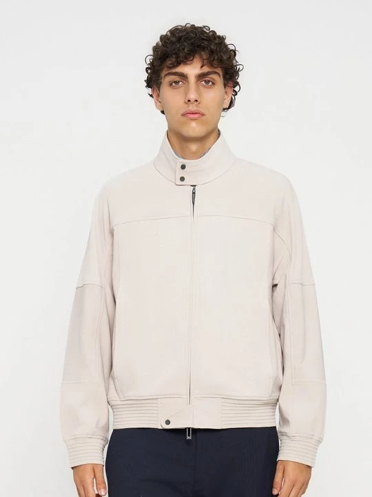 Obrázek produktu Bomber bunda Emporio Armani stříbrná barva