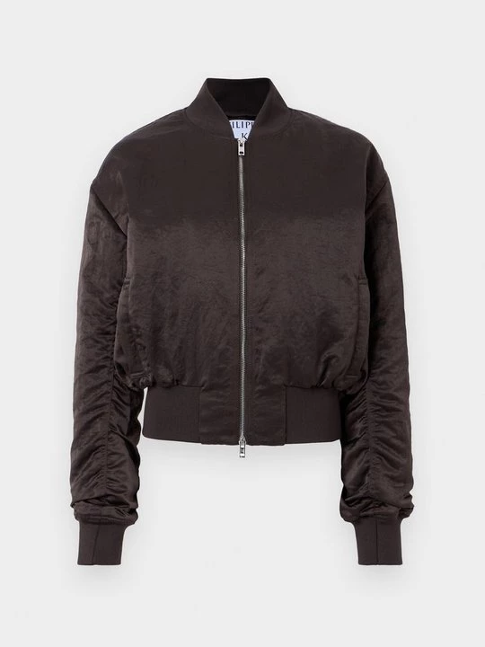 Obrázek produktu Bomber bunda Filippa K tmavě hnědá