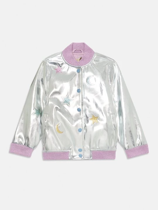 Obrázek produktu Bomber bunda Stella McCartney stříbrná barva