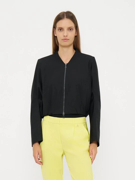 Obrázek produktu Bomber bunda TWINSET melírovaná antracitová