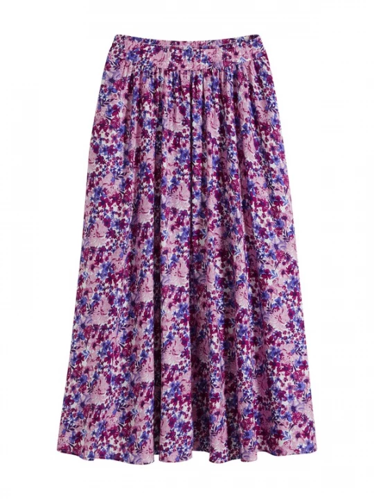 Obrázek produktu bonprix Sukně fialkově modrá / fuchsiová / růžová / offwhite