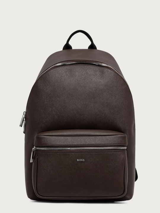 Obrázek produktu BOSS batoh pánský kožený Northon_Backpack hnědá