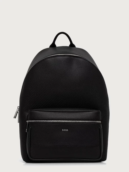 Obrázek produktu BOSS batoh pánský kožený Northon_M_Backpack černá