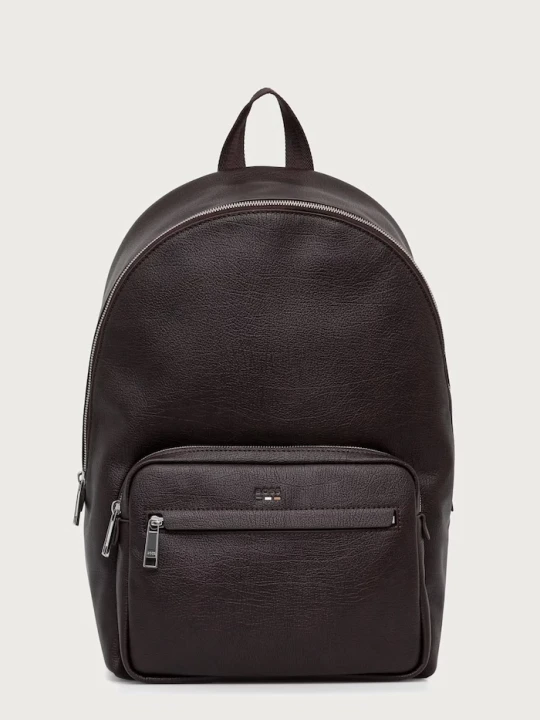 Obrázek produktu BOSS batoh pánský z imitace kůže Ray_RP_Backpack hnědá