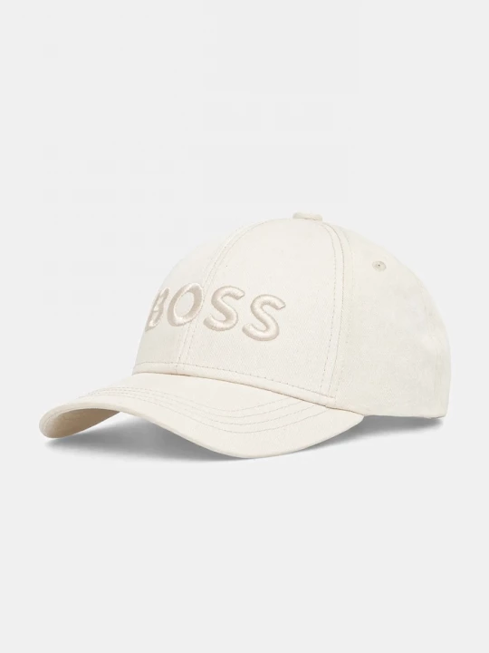 Obrázek produktu BOSS Bavlněná baseballová čepice BOSS Ari-BOSS-E béžová