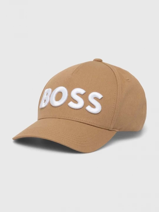 Obrázek produktu BOSS Bavlněná baseballová čepice BOSS béžová