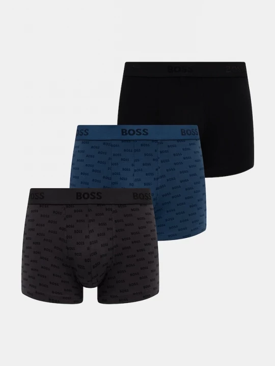 Obrázek produktu BOSS Boxerky Trunk 3P 2 Design G 3-pack námořnická modř