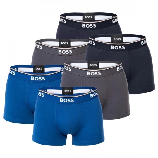 Obrázek produktu BOSS Boxerky  modrá / šedá / bílá