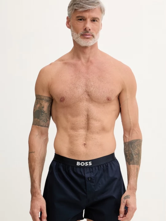Obrázek produktu BOSS boxerky pánské bavlněné 2P Boxer Shorts EW 2-pack námořnická modř