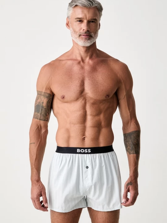 Obrázek produktu BOSS boxerky pánské bavlněné 2P Boxer Shorts EW 2-pack námořnická modř