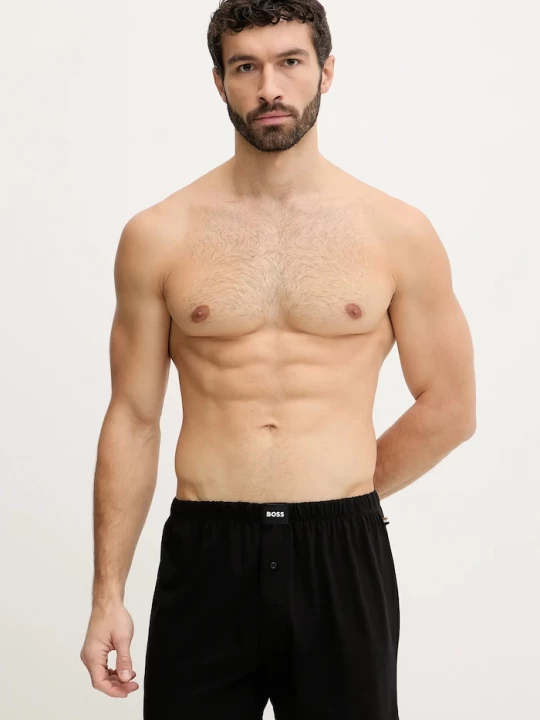 Obrázek produktu BOSS boxerky pánské bavlněné s elastanem 2P Jersey Boxer 2-pack černá