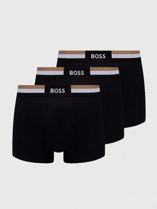 Obrázek produktu BOSS boxerky pánské bavlnou Trunk 3P Motion 3-pack černá