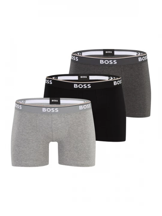 Obrázek produktu BOSS Boxerky 'Power'  šedá / tmavě šedá / černá