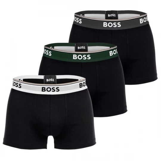Obrázek produktu BOSS Boxerky 'Power' tmavě šedá / tmavě zelená / černá / bílá