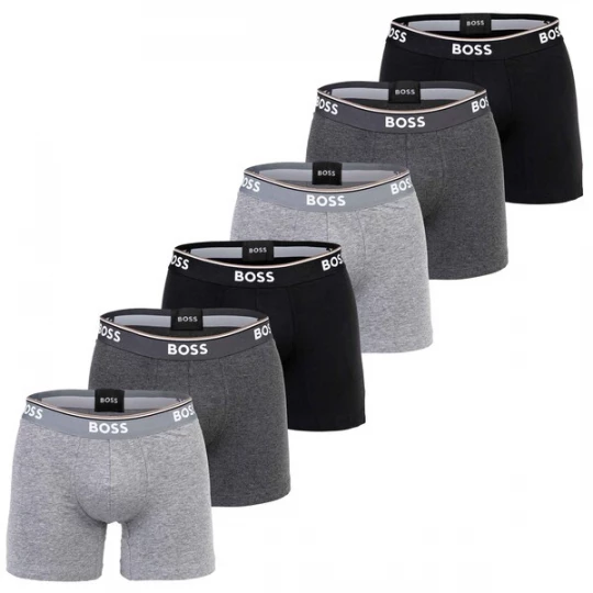Obrázek produktu BOSS Boxerky  šedá / šedý melír / černá