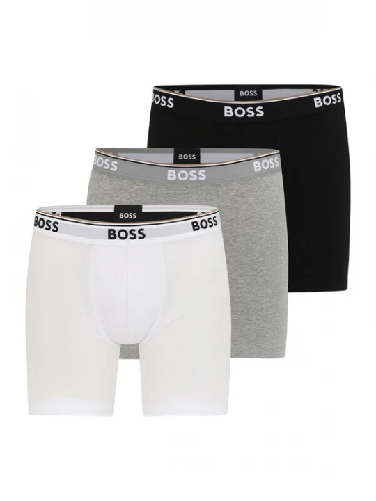 Obrázek produktu BOSS Boxerky  šedý melír / černá / bílá