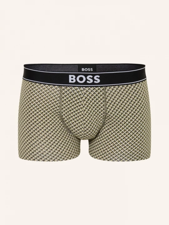 Obrázek produktu Boss Boxerky světle zelená / tmavě zelená / bílá