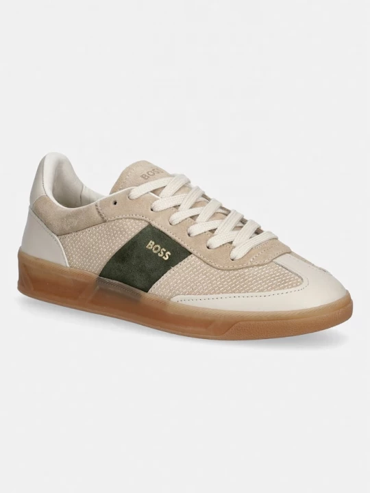 Obrázek produktu BOSS Brenta sneakers boty dámské kožené béžová