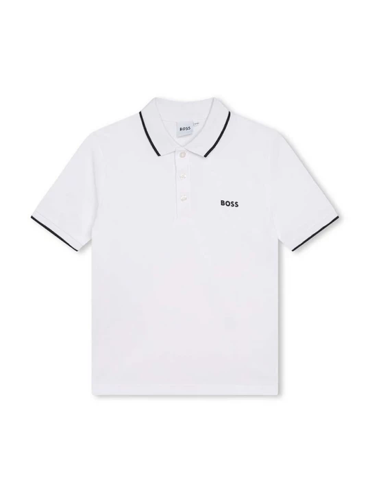 Obrázek produktu BOSS Dětská bavlněná polokošile BOSS