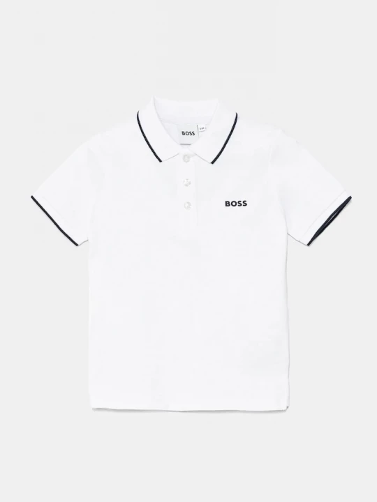 Obrázek produktu BOSS Dětská bavlněná polokošile