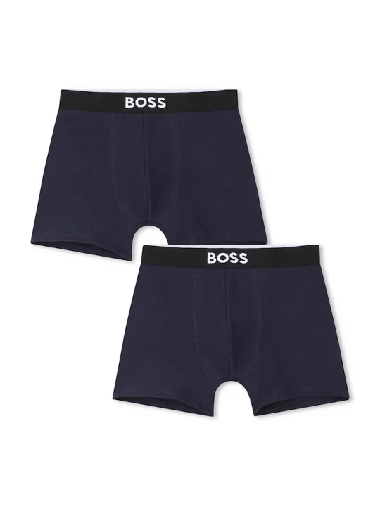Obrázek produktu BOSS Dětské boxerky BOSS 2-pack námořnická modř