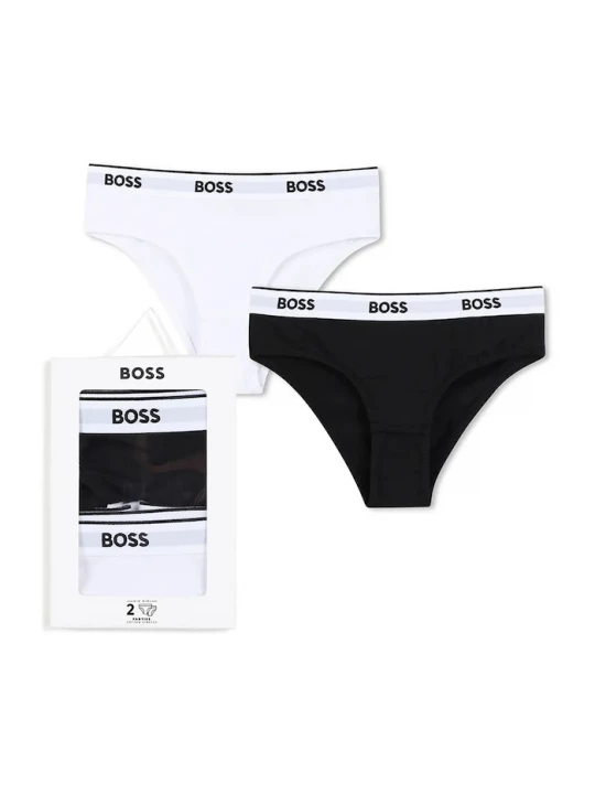 Obrázek produktu BOSS Dětské kalhotky BOSS 2-pack černá