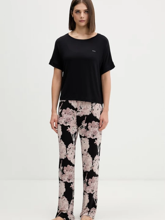 Obrázek produktu BOSS dvoudílné pyžamo dámské z viskózy ESSENCE_Short Set LP černá
