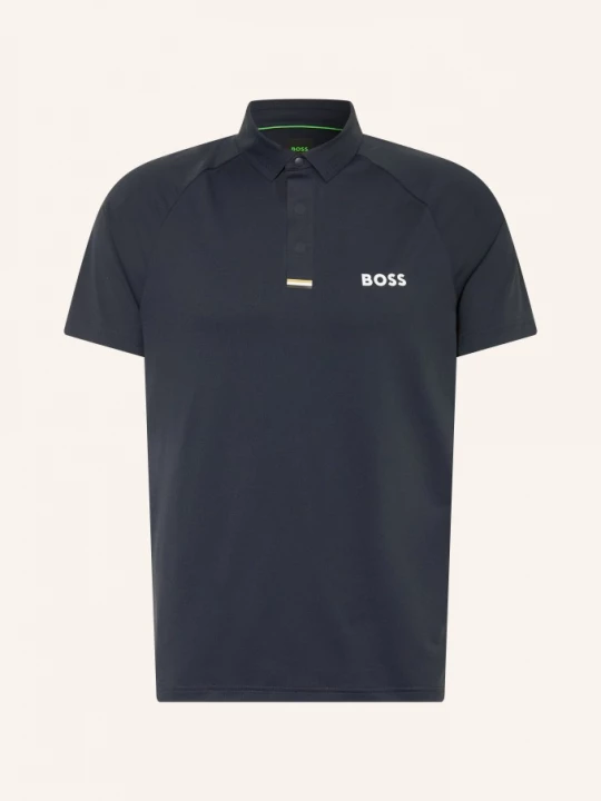 Obrázek produktu Boss Funkční Polokošile Paddytech tmavě modrá / koňaková / bílá