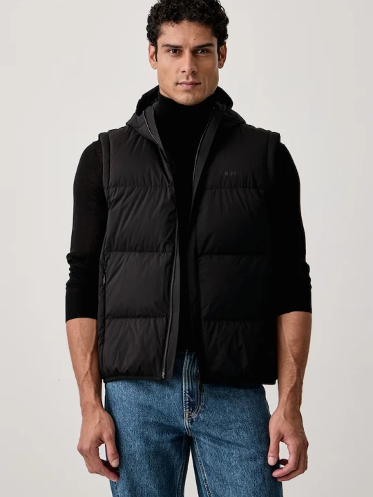 Obrázek produktu BOSS Green péřová vesta pánská OW_Riplite Vest HD černá