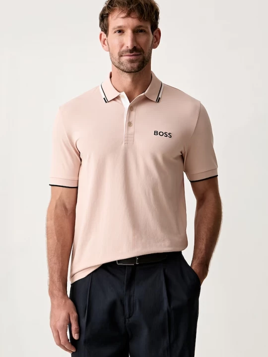 Obrázek produktu BOSS Green polo pánské Paddy Pro růžová