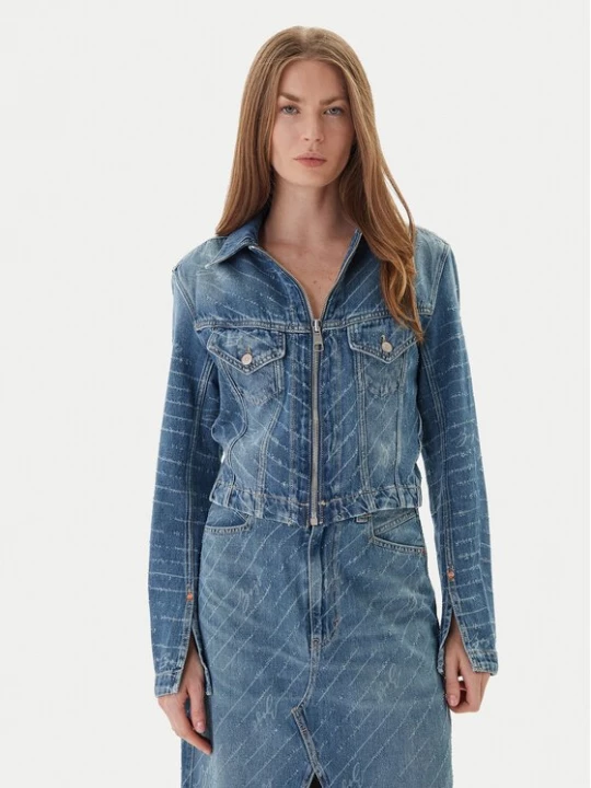 Obrázek produktu BOSS Jeansová bunda 50542426 Modrá Slim Fit