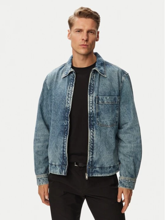 Obrázek produktu BOSS Jeansová bunda Luney BO 50566465 Modrá Regular Fit
