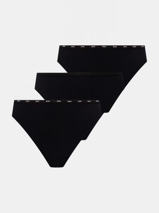 Obrázek produktu BOSS kalhotky dámské 3P MICRO THONG 3-pack černá