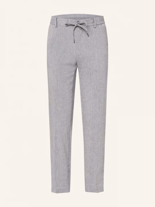 Obrázek produktu Boss Kalhoty Kane Extra Slim Fit S Lnem černošedá