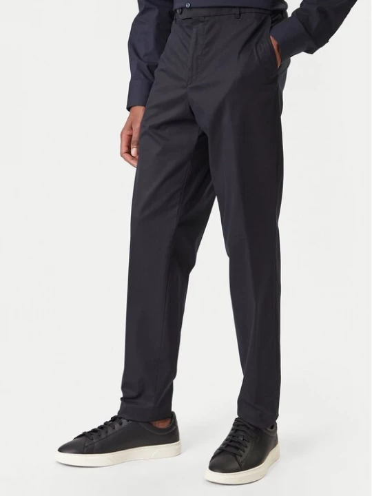 Obrázek produktu BOSS Kalhoty z materiálu C-Perin 50555842 Tmavomodrá Slim Fit