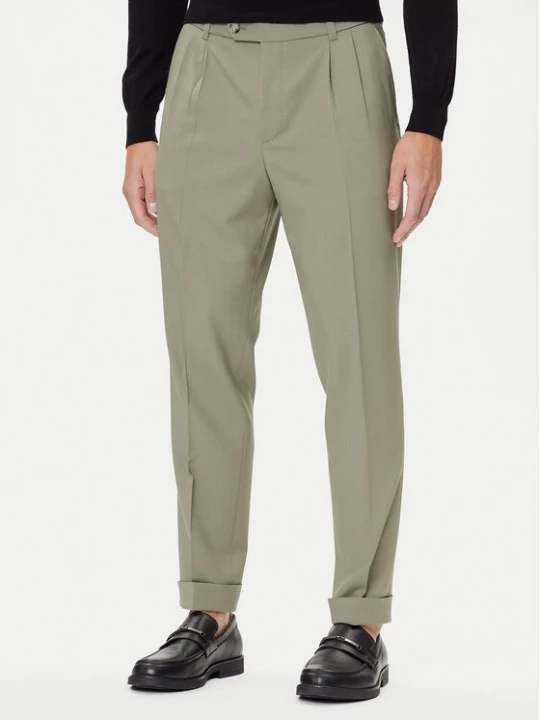 Obrázek produktu BOSS Kalhoty z materiálu C-Perin-DPL 50545822 Zelená Tapered Fit